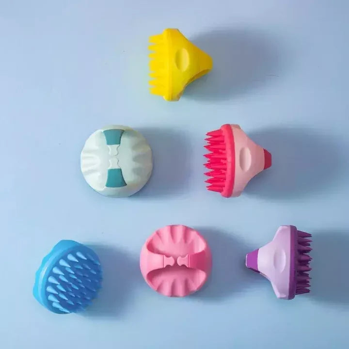 Massageador Capilar Manual de Silicone → Masajeador Capilar Manual de Silicona