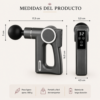 Masajeador Muscular Premium con Calentamiento Inteligente