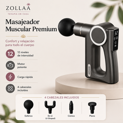 Masajeador Muscular Premium con Calentamiento Inteligente