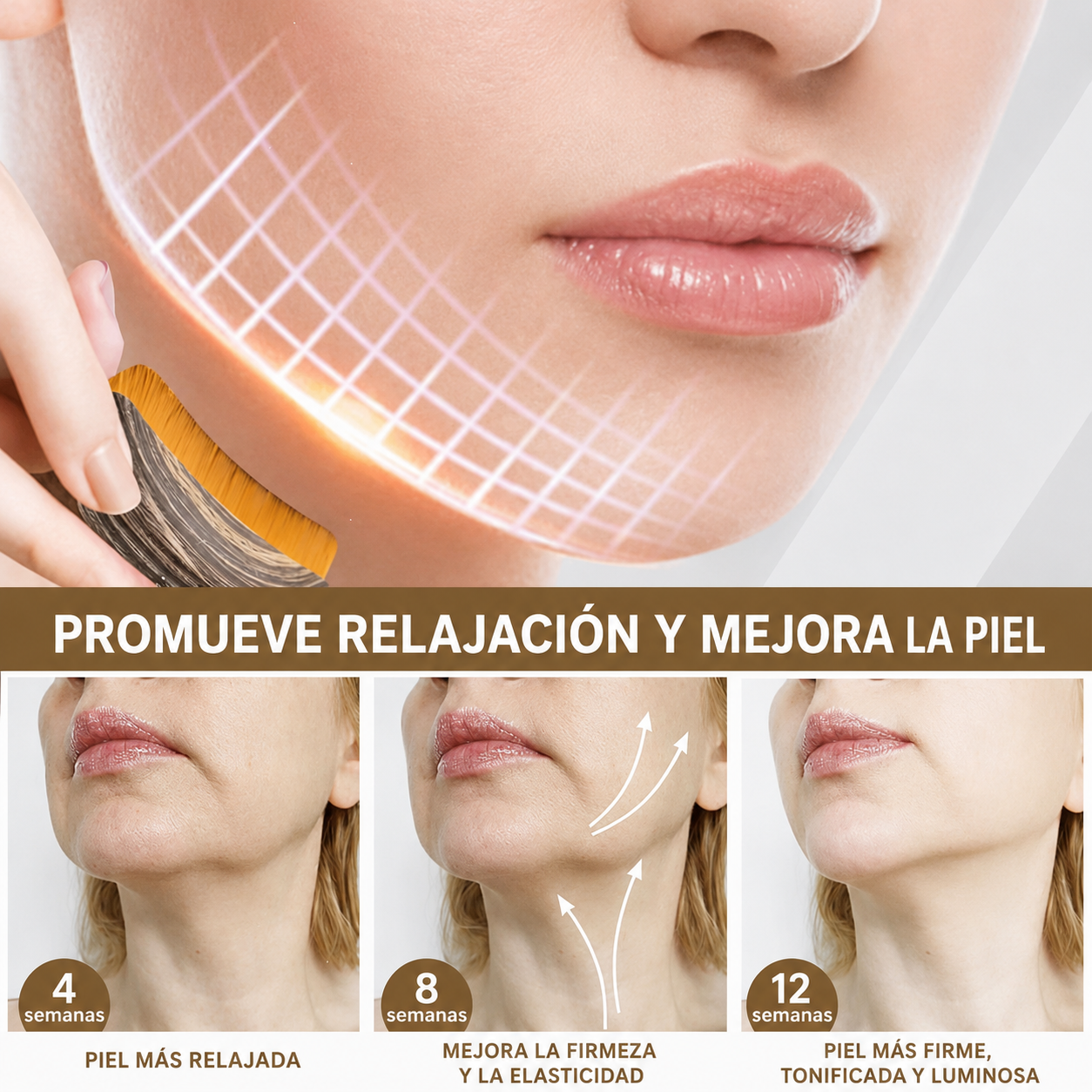 Cepillo Facial para Drenaje Linfático