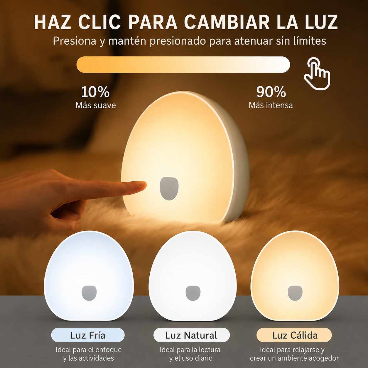 Máquina de Ruido Blanco para Dormir con Temporizador y Luz Nocturna