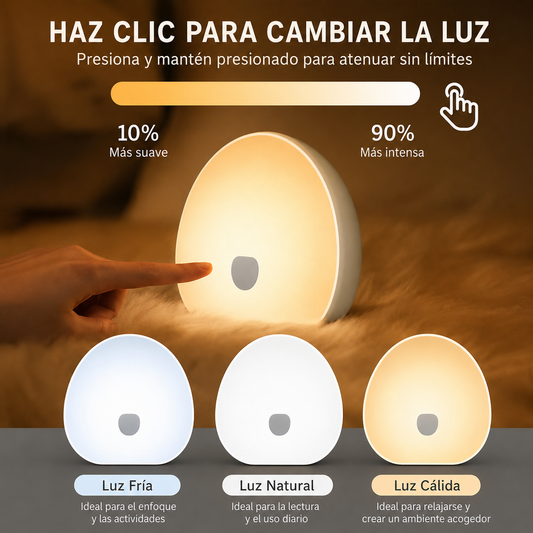 Máquina de Ruido Blanco para Dormir con Temporizador y Luz Nocturna