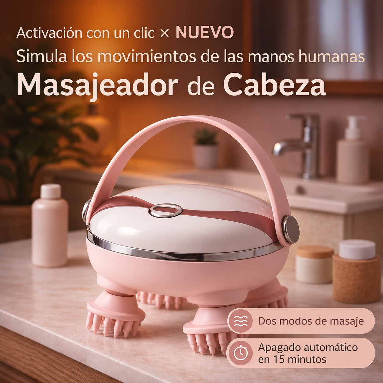 Masajeador Capilar Relajante Ritual de Bienestar