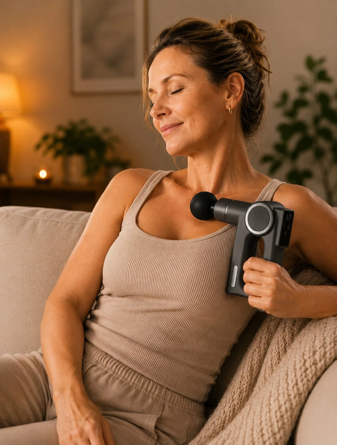 Masajeador Muscular Premium con Calentamiento Inteligente