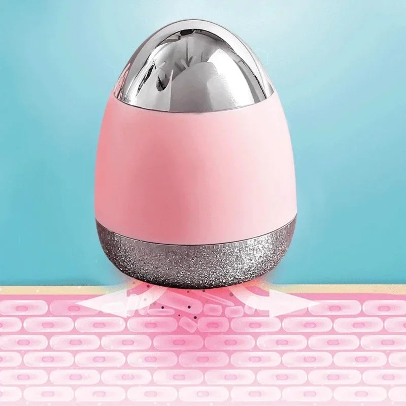 Mini Masajeador Facial Eléctrico Portátil con LED e Iones