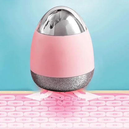 Mini Masajeador Facial Eléctrico Portátil con LED e Iones