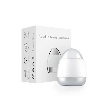Mini Masajeador Facial Eléctrico Portátil con LED e Iones