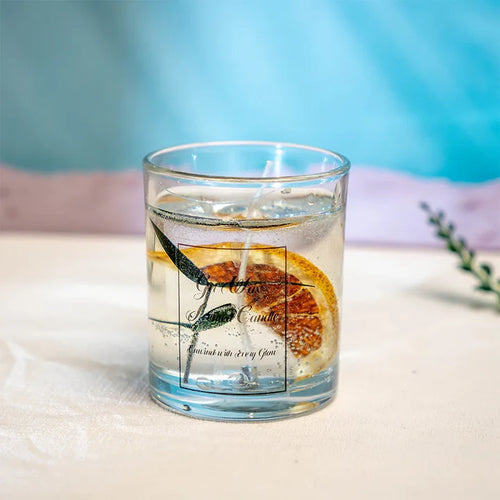 Vela Aromática de Gel en Vidrio