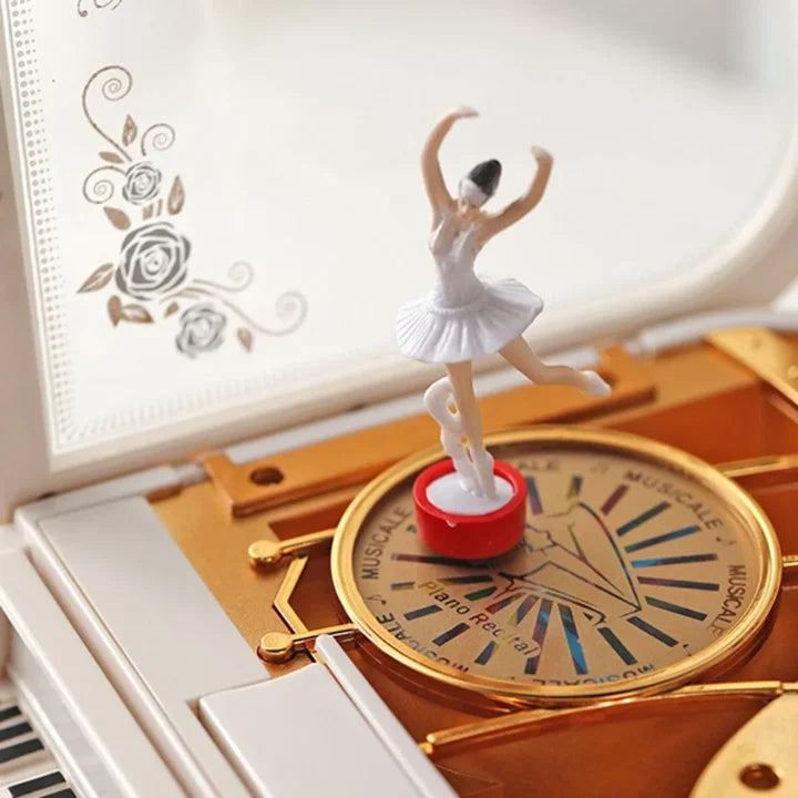 Cajita Musical Piano con Bailarina Clásica