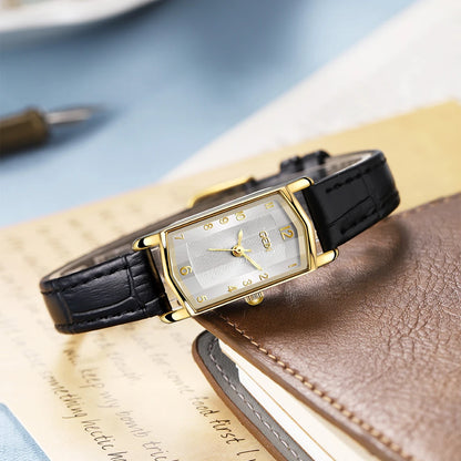 Premium Leather Elegance Women's Watch