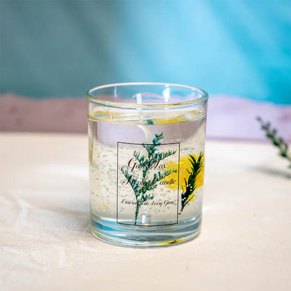 Vela Aromática de Gel en Vidrio