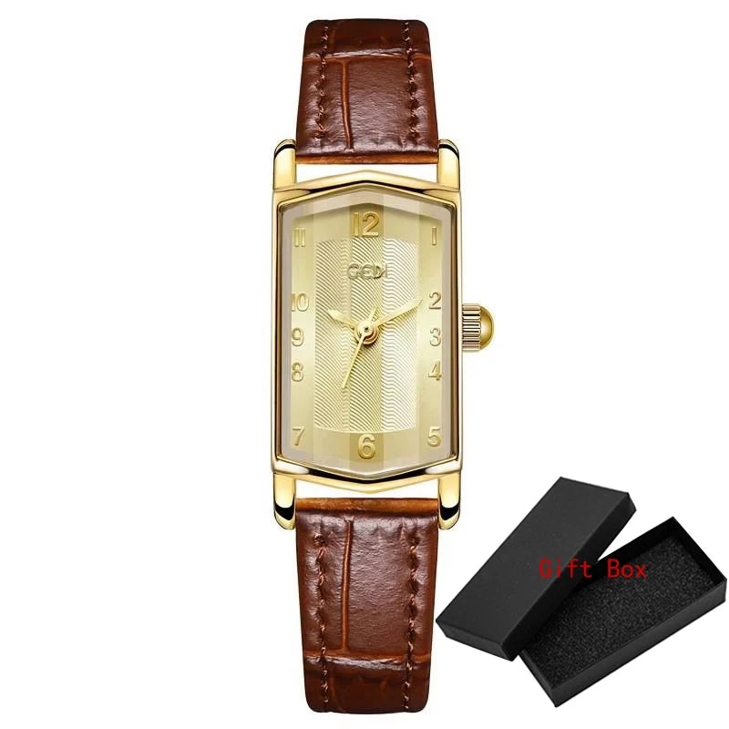 Premium Leather Elegance Women's Watch