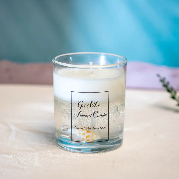 Vela Aromática de Gel en Vidrio