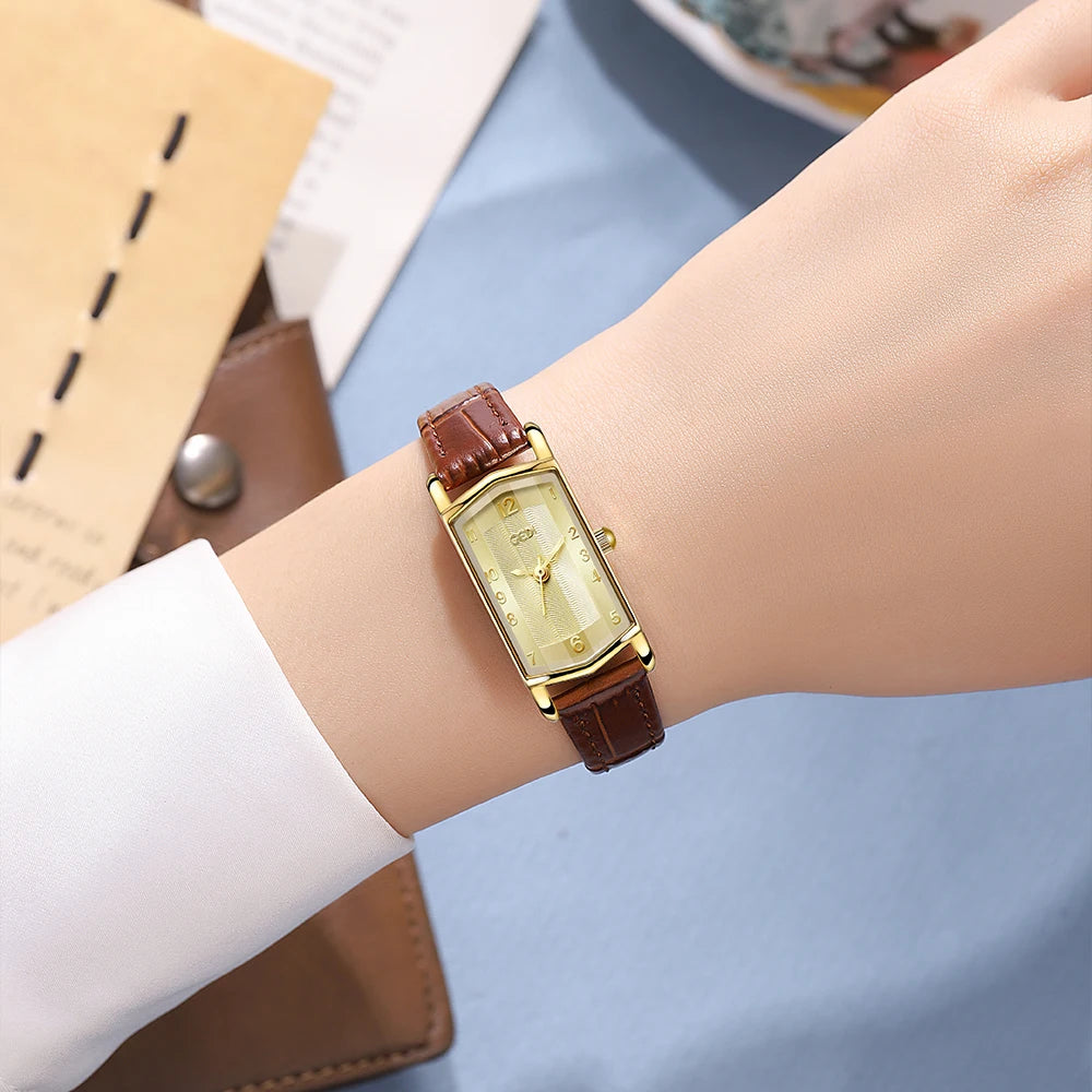Premium Leather Elegance Women's Watch