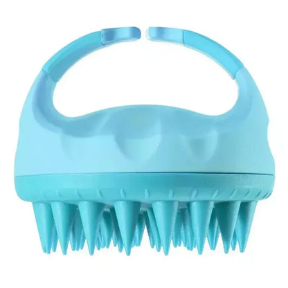 Massageador Capilar Manual de Silicone → Masajeador Capilar Manual de Silicona